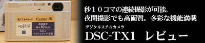 サイバーショット DSC-TX1 レビュー